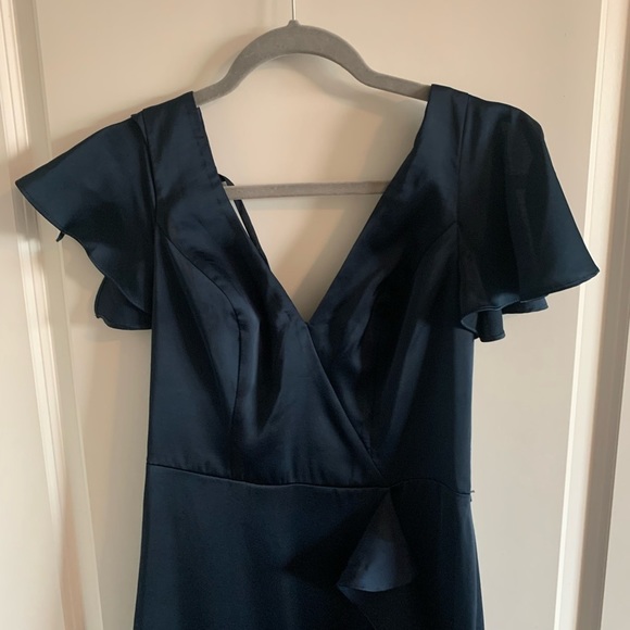 - AZAZIE LEXIS STRETCH SATIN DRESS - Picture 2 of 9